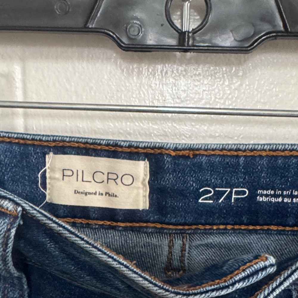 Pilcro Dark Blue Flare Jeans - Picture 2 of 6